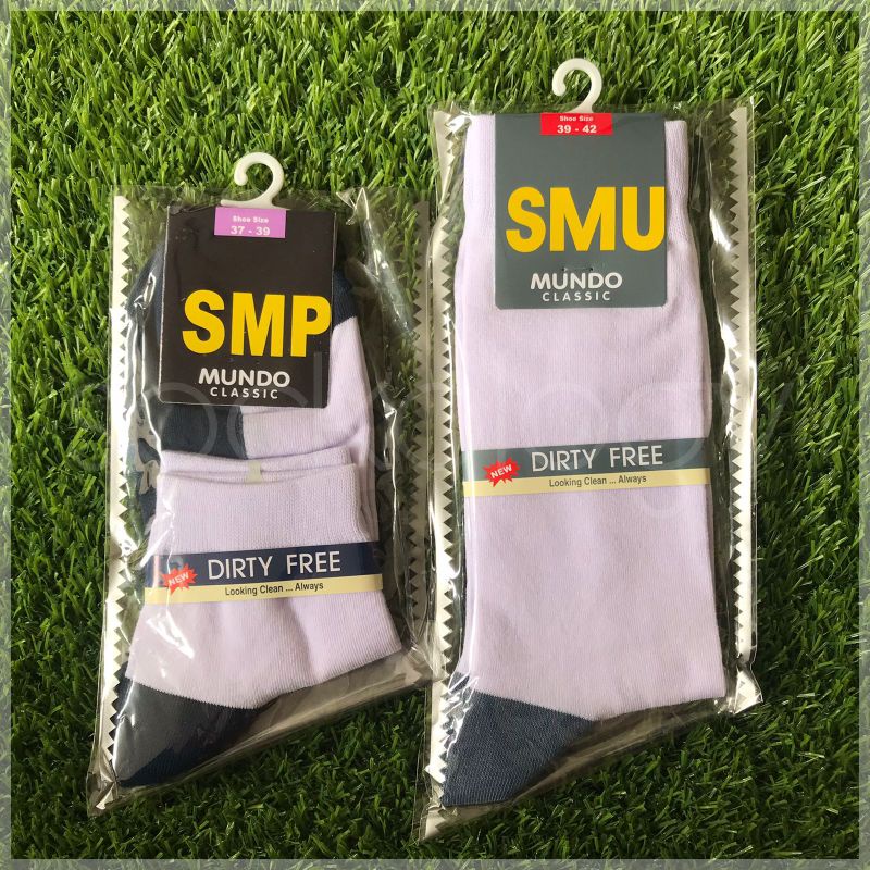 (Min 3 pcs @22.500) Kaos kaki anak sekolah SD SMP SMU by Mundo