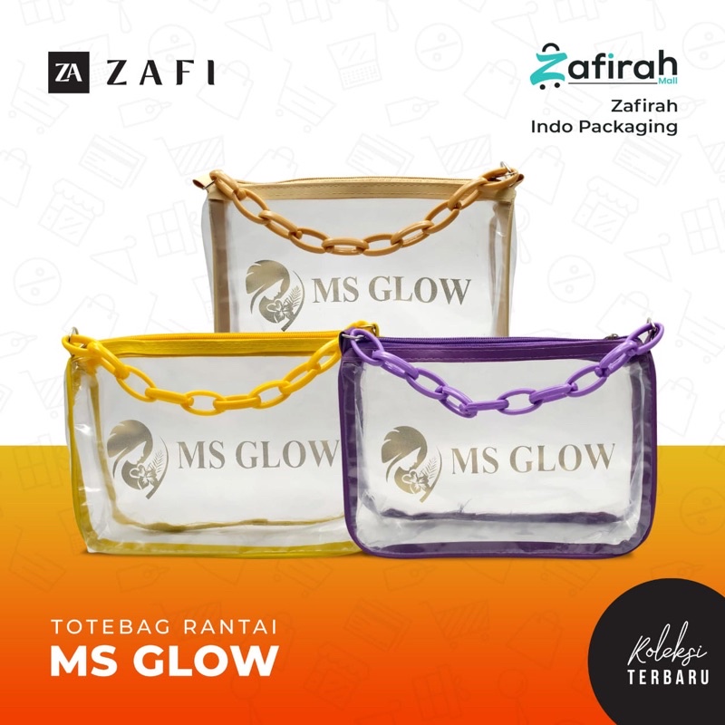 TAS RANTAI TRANSPARAN MS GLOW