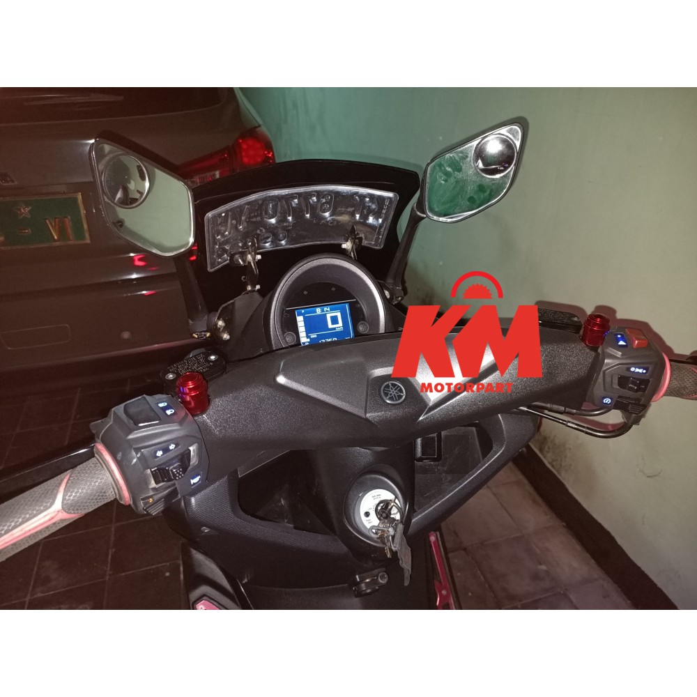 Tutup Baut Spion Variasi NMax Aerox Lexi N Max Gold Merah Biru Silver