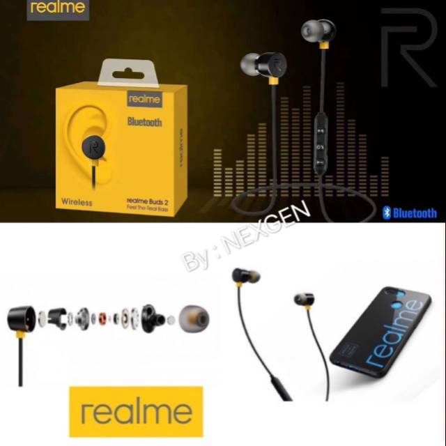 HF/ Headset bellutut realme kalung