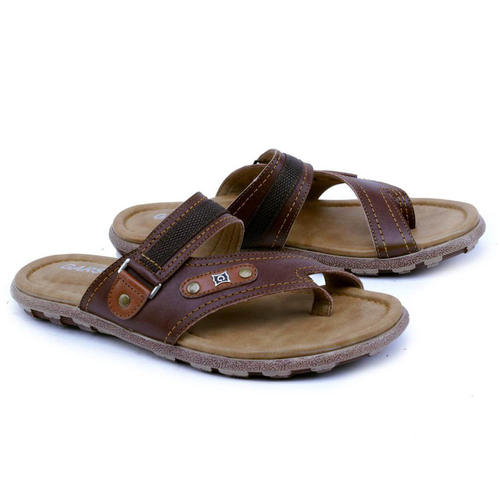 PROMO Sandal Flat / Kasual Pria - GA 3402 Produk Asli - Garsel Shoes