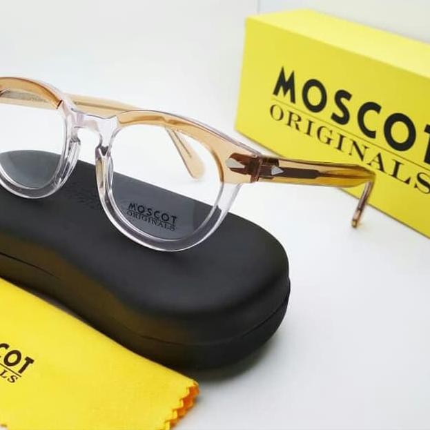 ✦ghg【GGES☘ Frame Kacamata Moscot Lemtosh Two Tone Clear Grade Original ☘ *uy*