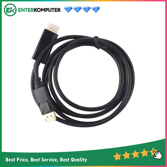 Kabel Display Port To HDMI 3 Meter - Merk Bafo