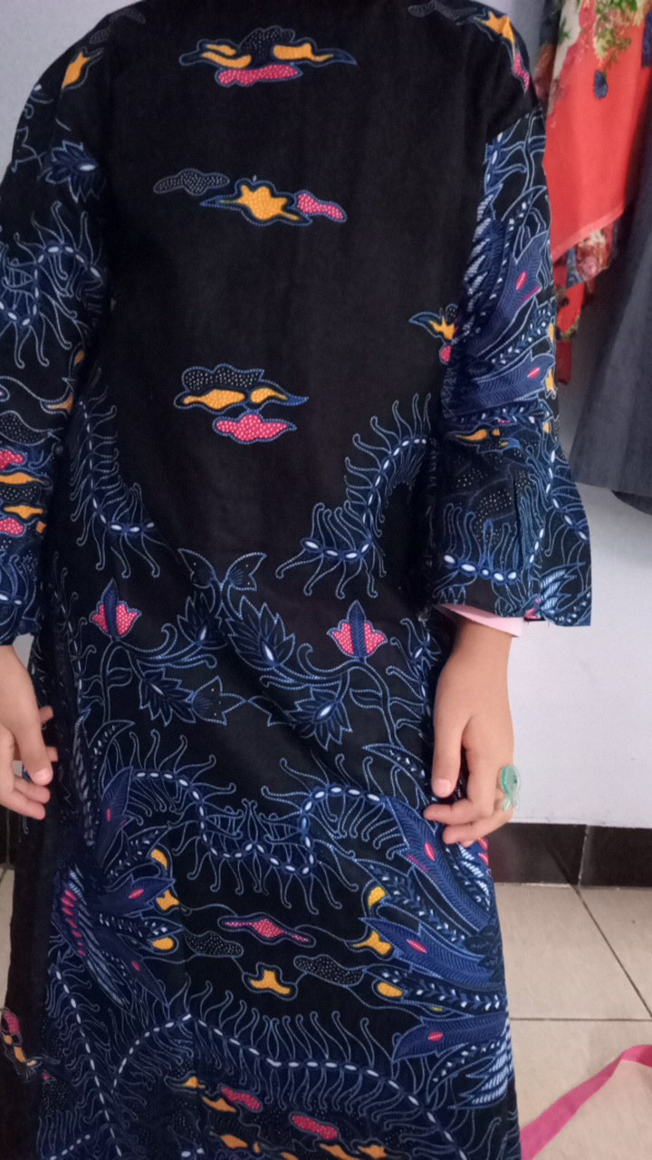 Gamis Batik Anak Usia 3-10 Tahun Motif Terbaru Murah
