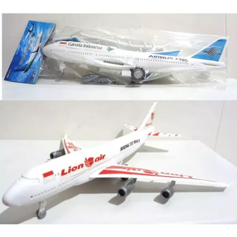 Mainan Pesawat Terbang Airbus Garuda Citilink Lion Air