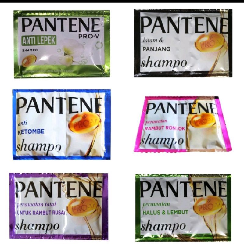 Pantene Shampoo Sampo saset sachet 10 ml 2X5 ML 1000 an Anti Dandruff Black Hairfall Anti Lepek