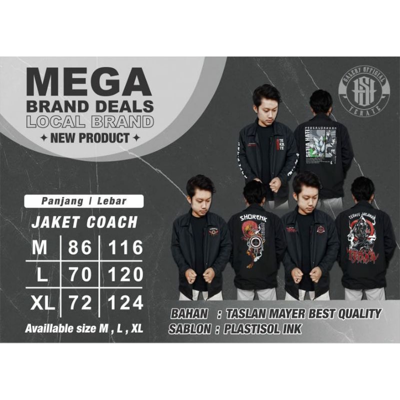Jaket coach PSHT Terjal Shorenk