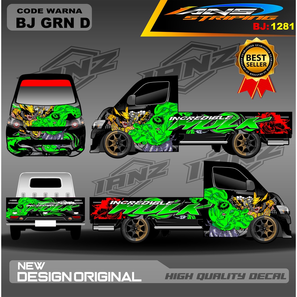 STIKER DECAL PICK UP GRANMAX CARRY L300 FULL BODY / DECAL STIKER GRANMAX FREE REQUEST / VARIASI STIKER FULL BODY / STIKER PICK UP / STICKER GRANMAX