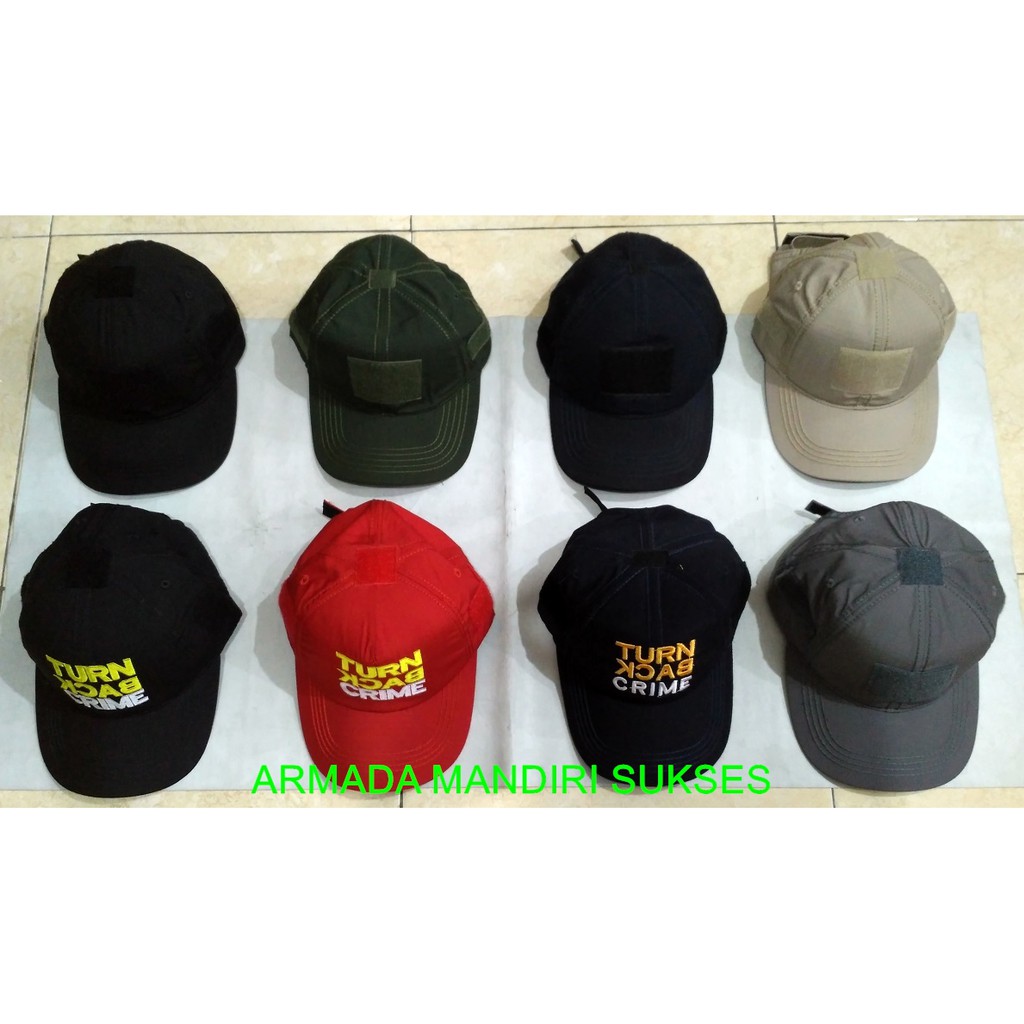 Topi Tactical Digital Warna Polos - Topi Kanvas Tactical