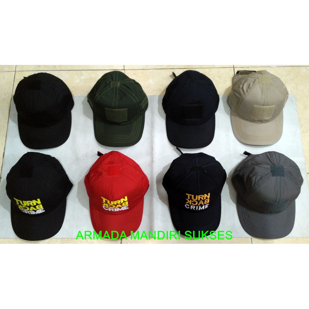 Topi Tactical Digital Warna Polos - Topi Kanvas Tactical