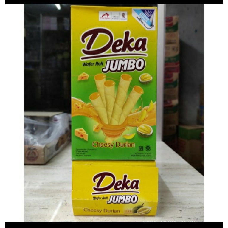 

deka wafer roll durian isi 20