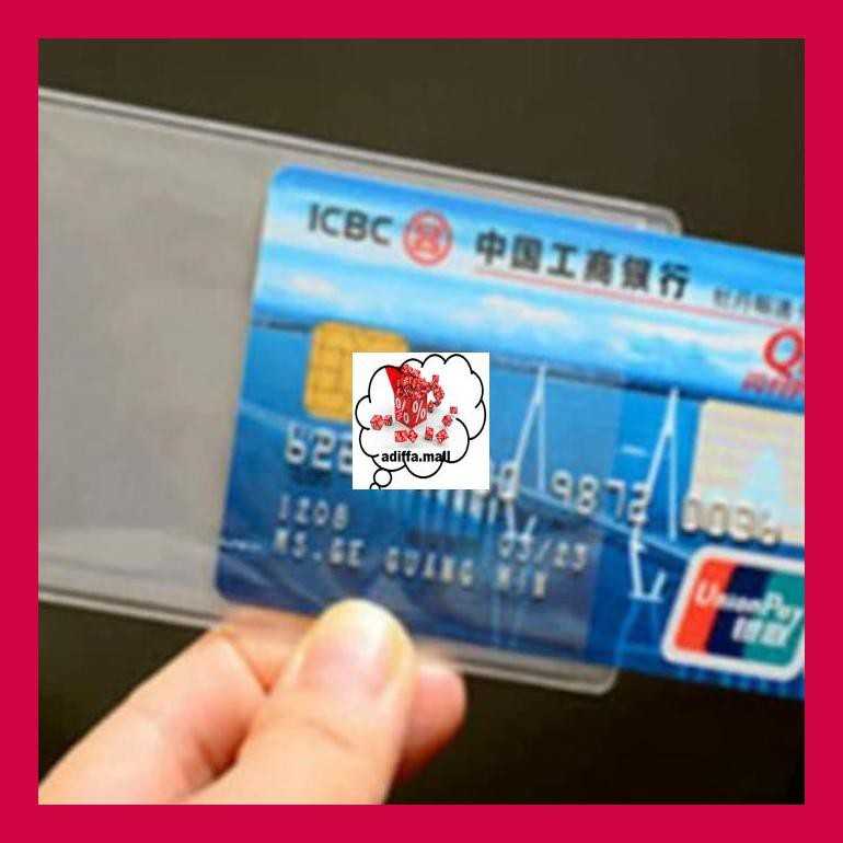 

474S0T5D Plastik Pelindung Ktp-Atm-Kartu - Bening Isi 5 Pc Mytpjd80E