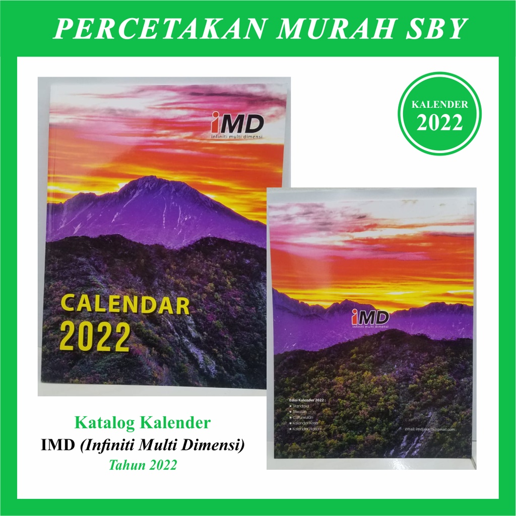 

KATALOG KALENDER IMD TAHUN 2022