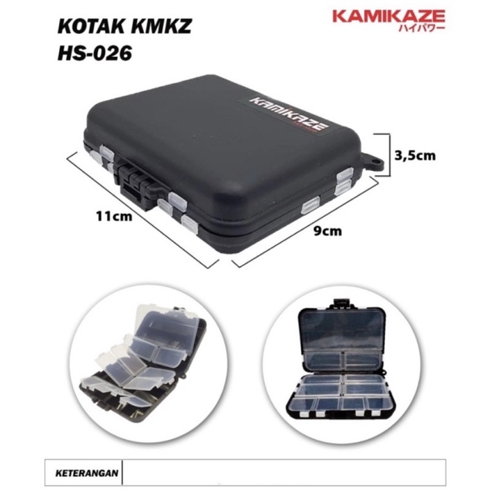 Kotak Pancing HAMMERHEAD HS-026 Tempat Lure Minow Box Tingkat Alat Perlengkapan Pancing Pancingan Ma