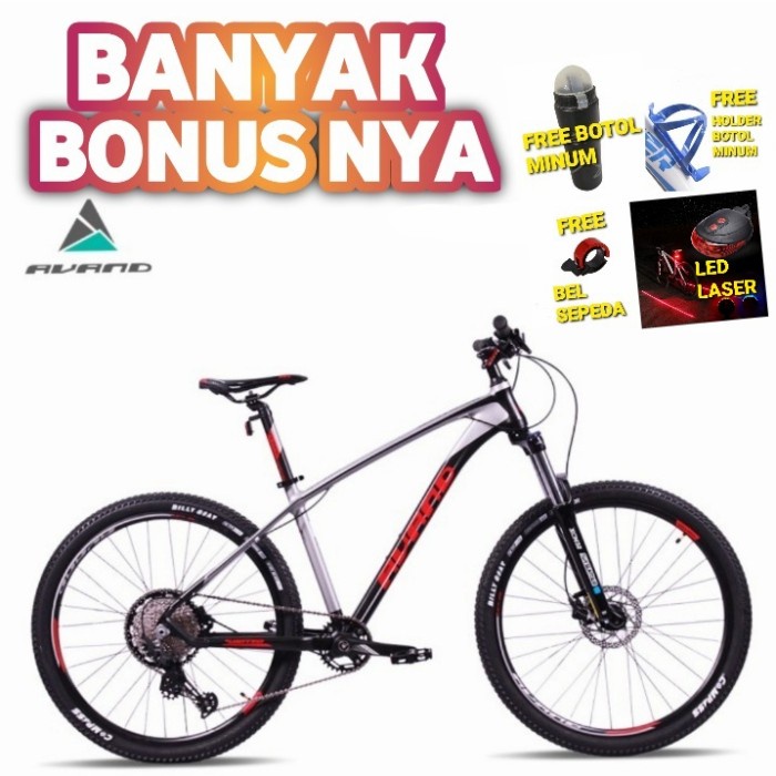 AVAND BRONX SEPEDA GUNUNG MTB 27.5 ALLOY HYDRAULIC - White Blue
