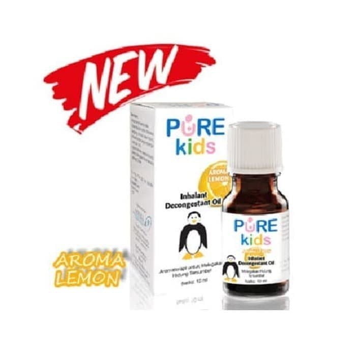 Pure Kids Inhalant Decongestant Oil Obat Hidung Tersumbat Purekids Pure BB Purebaby