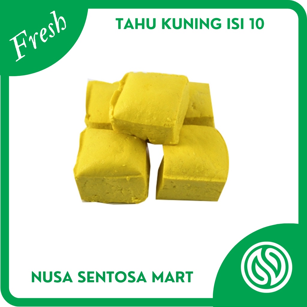 

Tahu Kuning - Tahu Jambi - Isi 10 Segar