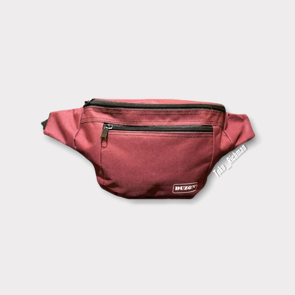 DUZON Tas Pinggang Tas Selempang DPT201 Tas Handphone Tas Casual Unisex