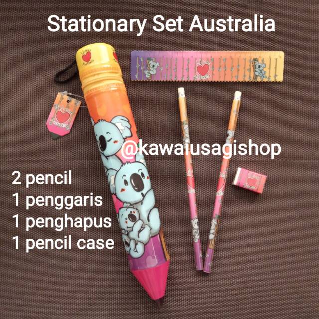 

Souvenir alat tulis stationary Australia koala Aussie