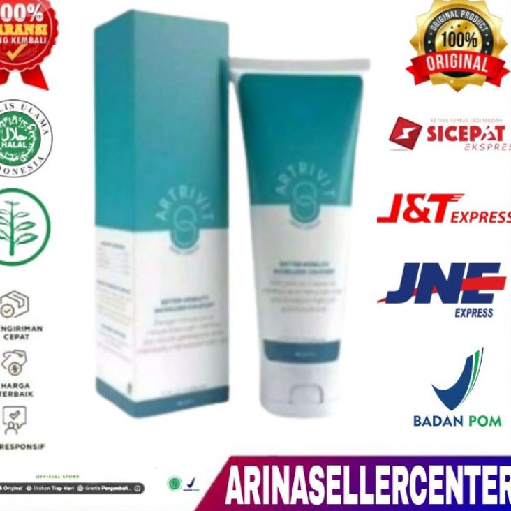 Terlaris ARTRIVIT ASLI ORIGINAL CREAM SENDI AMPUH 100% BPOM 9KC
