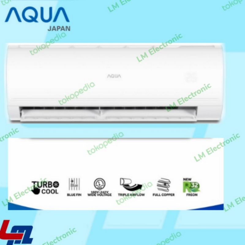 AQUA AC Air Conditioner 1 PK AQA-KCR10AHP / AQA KCR10AHP