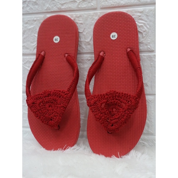 sandal rajut bali