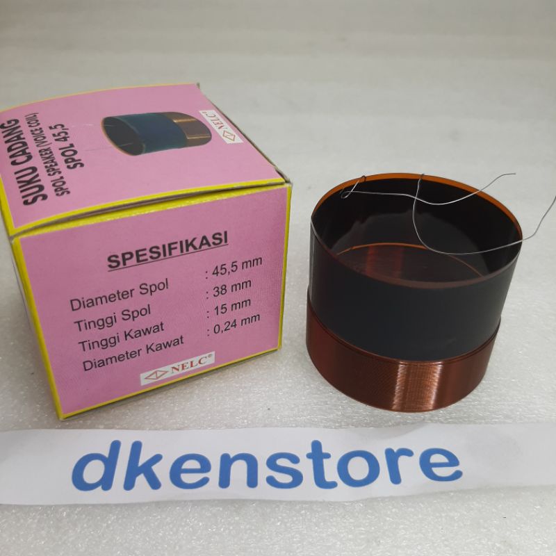 Spool speaker Nelc 45.5mm Spul spiker acr 1240 45,5mm