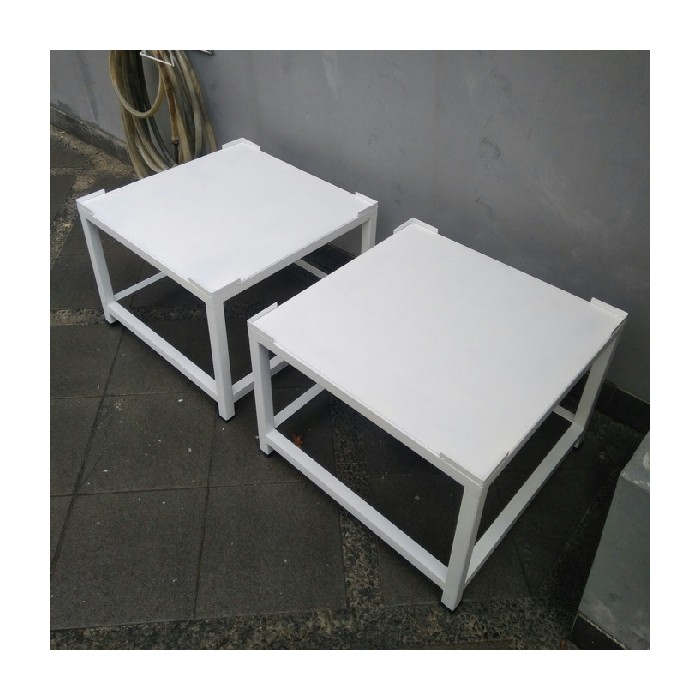 Putih Full Dijual Kulkas Tatakan Meja Besi Diskon Plat -