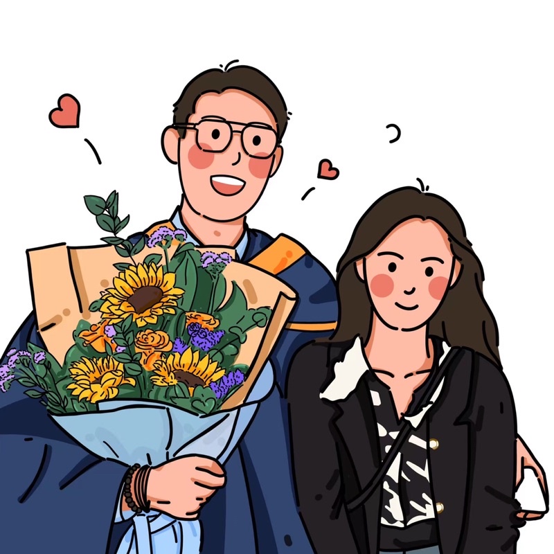 [SOFT FILE] JASA DESAIN KARIKATUR / ILUSTRASI / LINE ART / FOTO / GAMBAR / ILUSTRASI WAJAH / KADO MURAH / GAMBAR COUPLE / KADO ANNIVERSARY / KADO WISUDA