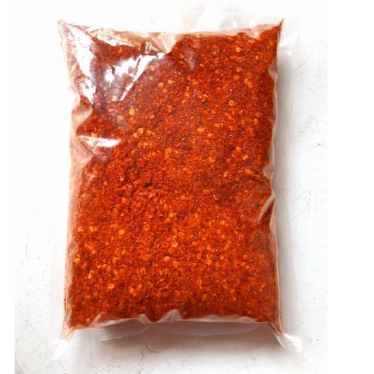 

Terjangkau cabe kasar jeletot original dan aroma daun jeruk 500gr