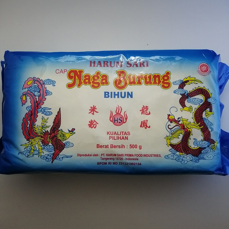 

BIHUN CAP NAGA BURUNG - HARUM SARI NAGA BURUNG BIHUN 500gram per bks