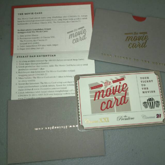 Movie Card XXI, 21, The Premiere