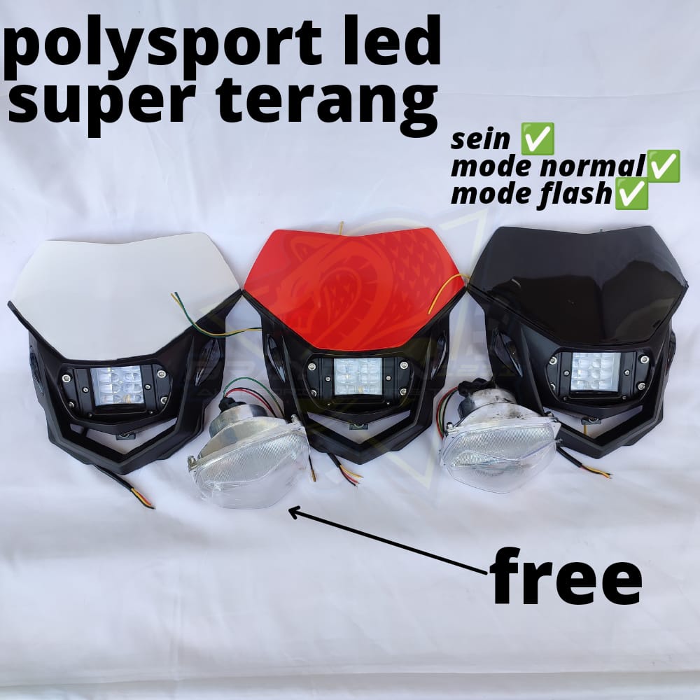 Headlamp reflektor polisport polysport klx 150 crf 150 L batok lampu depan klx BF Dtracker wr155 trail/polysport