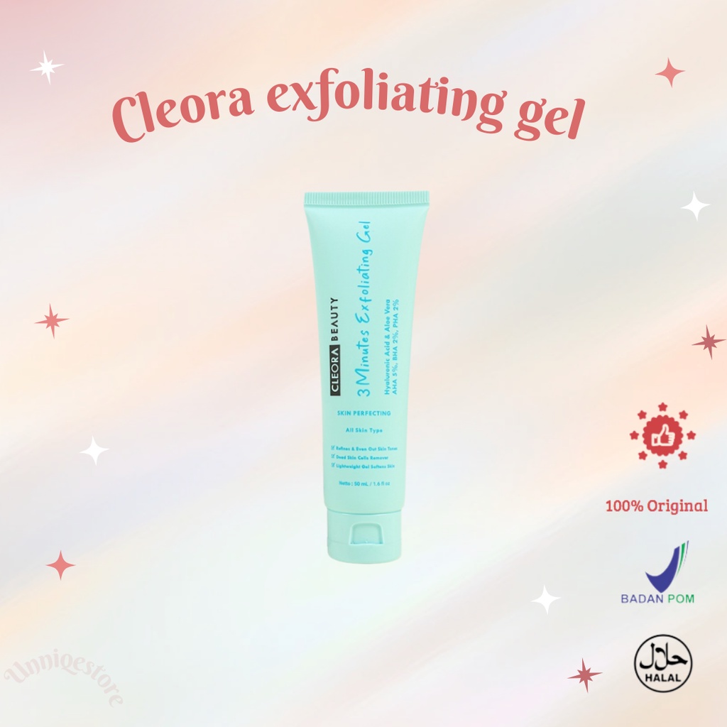 Cleora beauty exfoliating gel