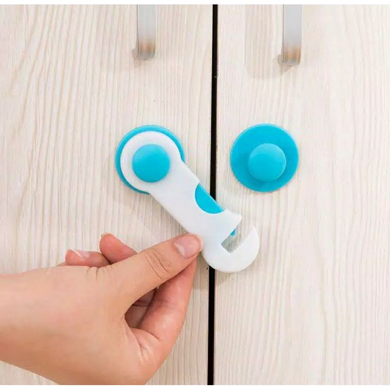 Pengaman Laci Lemari Pintu Bayi Perabotan Lock Band