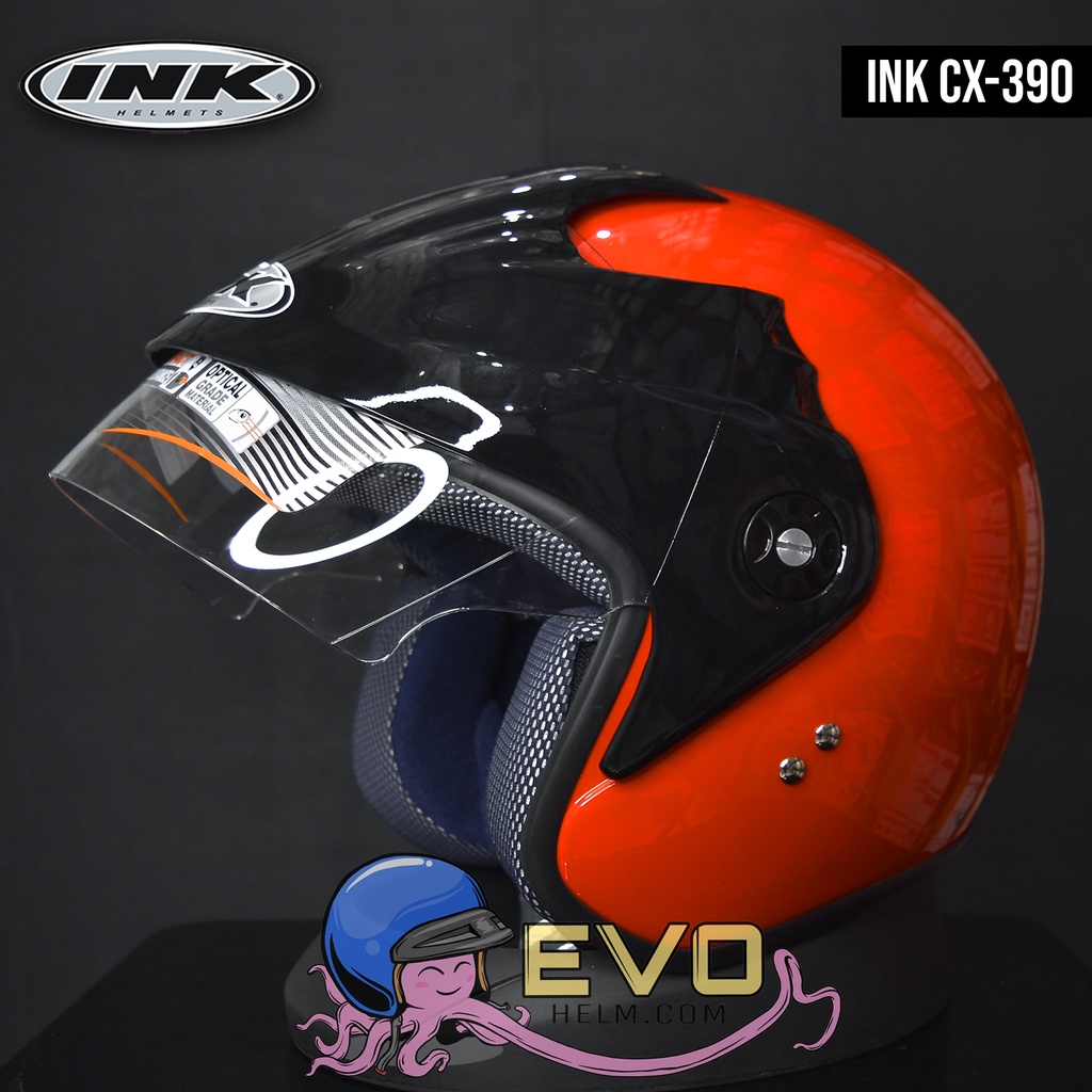 HELM INK CX 390 SOLID - FIRE RED