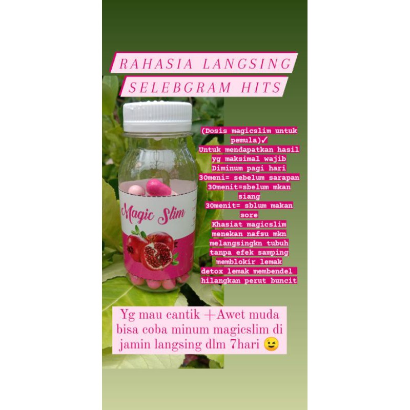 Magic slim pelangsing