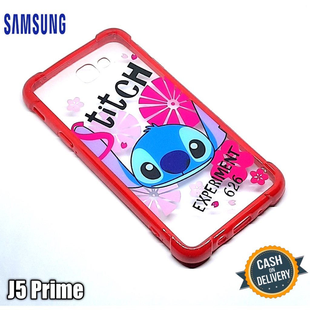 Case Anti Crack Transparan Motif Samsung J5 Prime