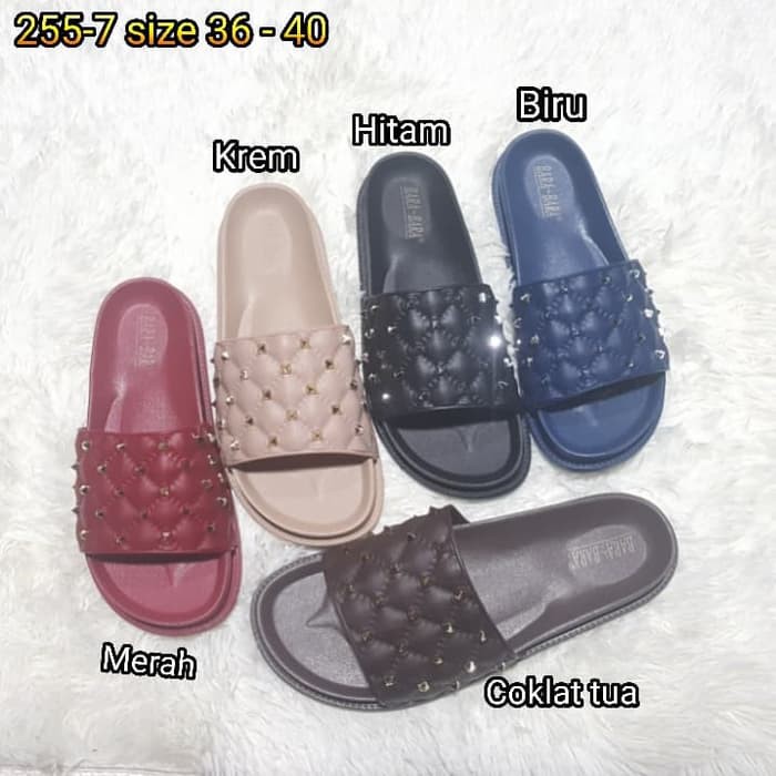 jelly sendal karet bara bara sandal wanita kokop import 255-7