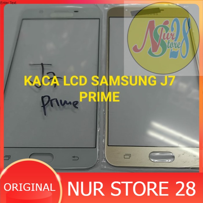 Gorilla Glass kaca lcd Samsung J7 prime - Gold