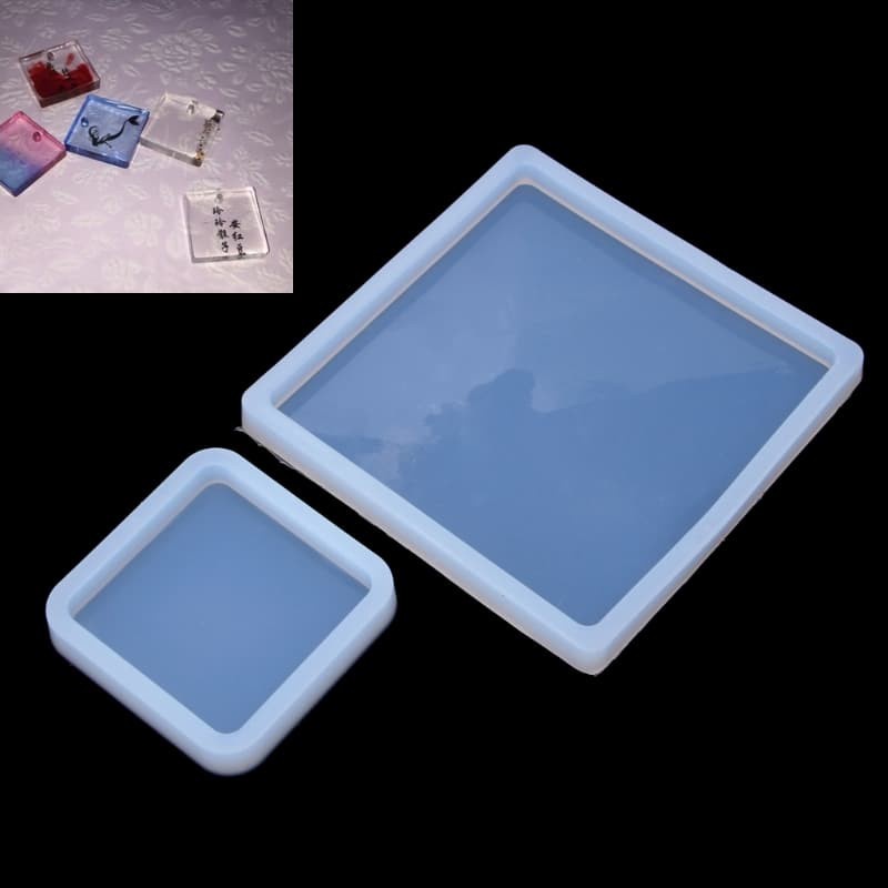 Pendant Silicone Molds - Square Shape