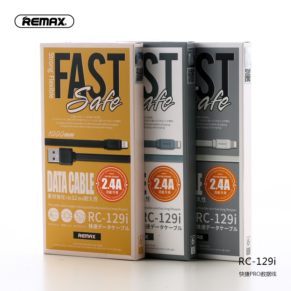 REMAX Fast Pro Kabel Data Charger Lightning iPhone RC-129I