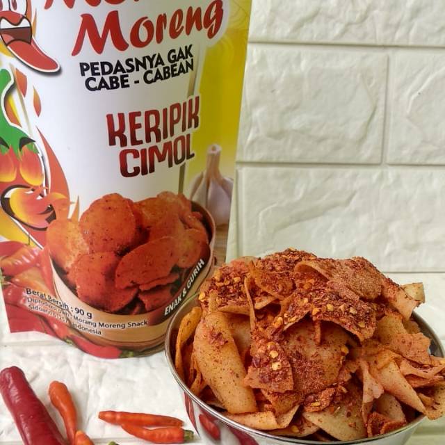 

KERIPIK CIMOL MORANGMORENG SNACK KEMASAN POUCH BARU 80GR