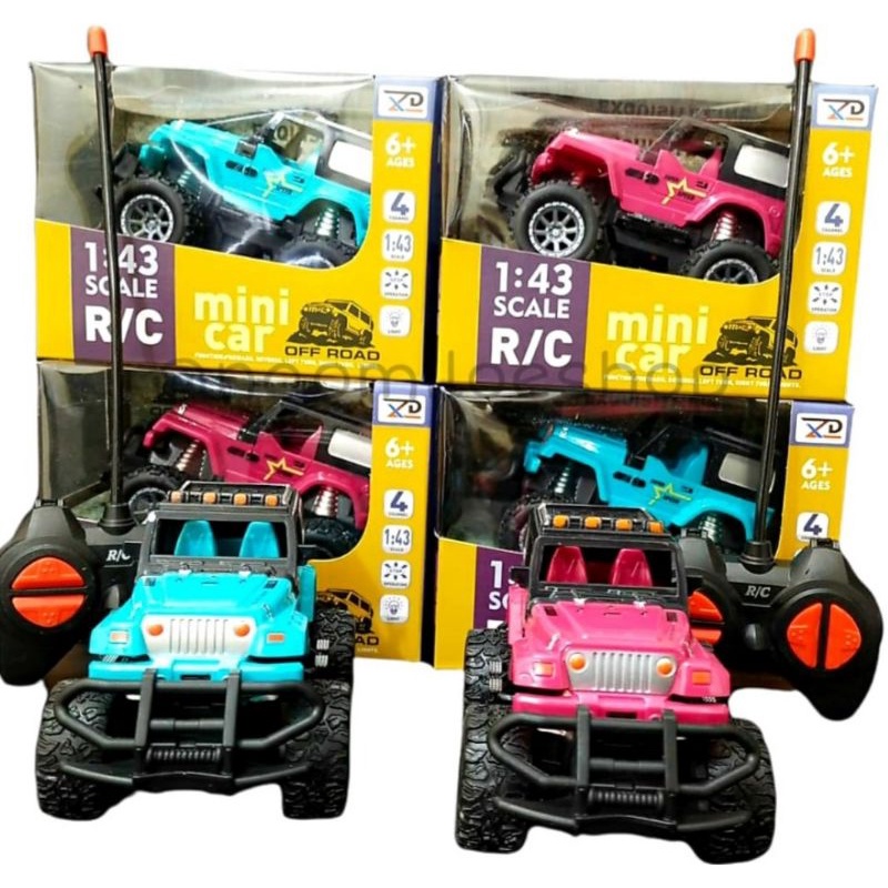 Mainan mobil remote kontrol bentuk unik rc car toys mobil rock crawler mini climber