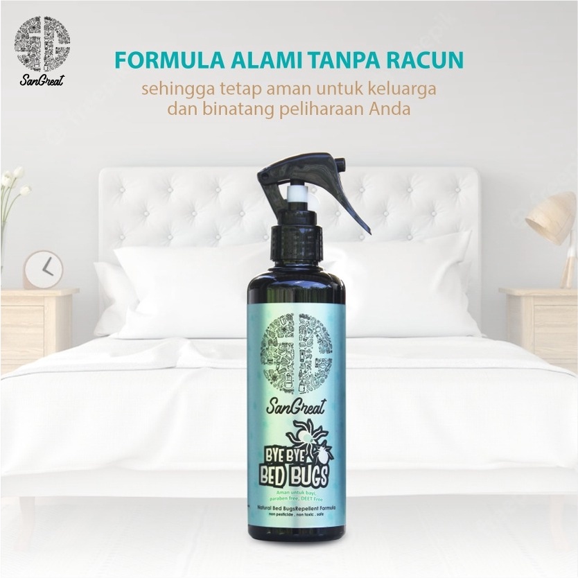 Anti kutu kasur obat tungau kasur sofa karpet cara menghilangkan tungau kutu kasur anti bed bugs alami 250 ml