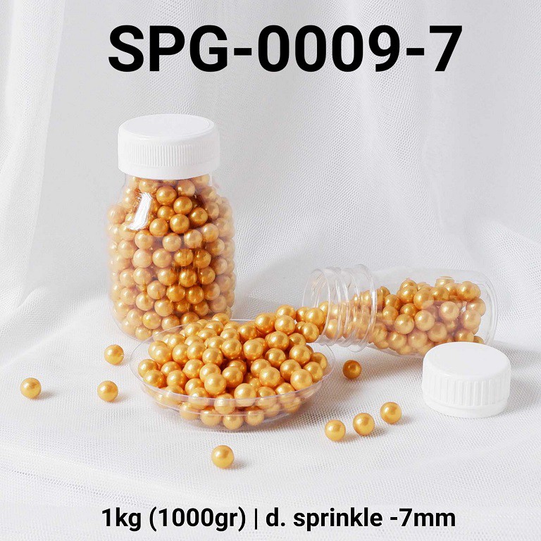 

SPG-0009-7 Sprinkles sprinkle sprinkel 1kg 1 kg kilo mutiara gold emas yamama baking grosir murah sprinkles cake dekorasi mutiara trimit decoration story sprinklestory sprinklesstory sprinkle story yamama baking