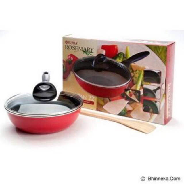 Stirpan Supra 22 cm tutup kaca free sutil kayu