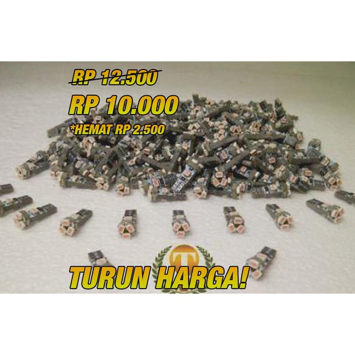 Speedometer LED T5   5 smd TRUBUS Murah