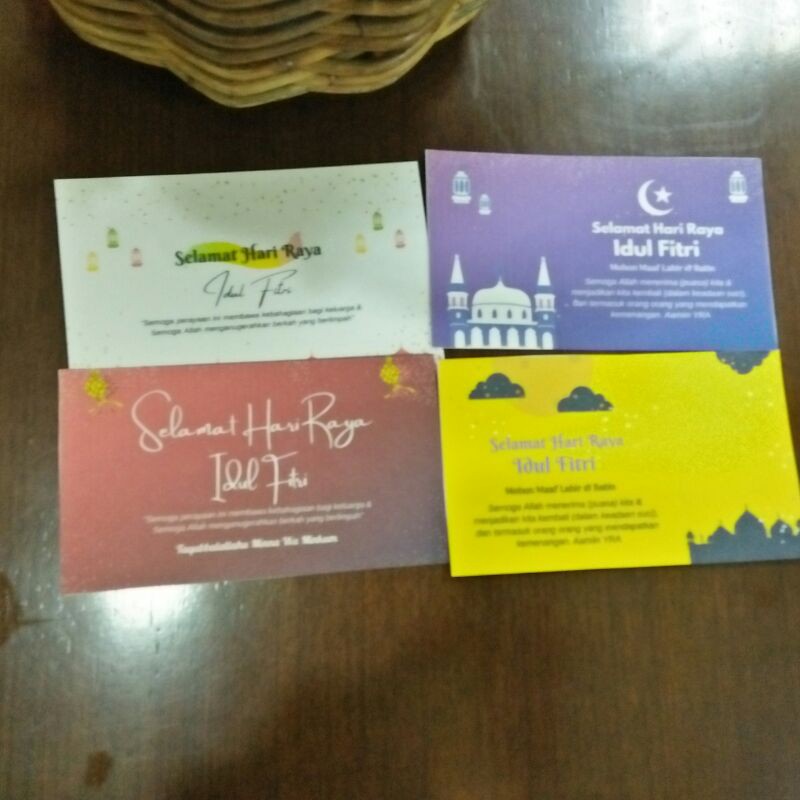 

Kartu Ucapan/Label Stiker Idul Fitri