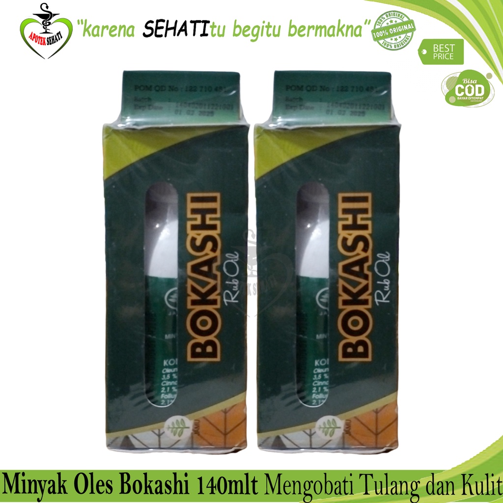 Minyak Oles Bokashi Rub Oil Obat Tradisional Nyeri Otot dan Sendi